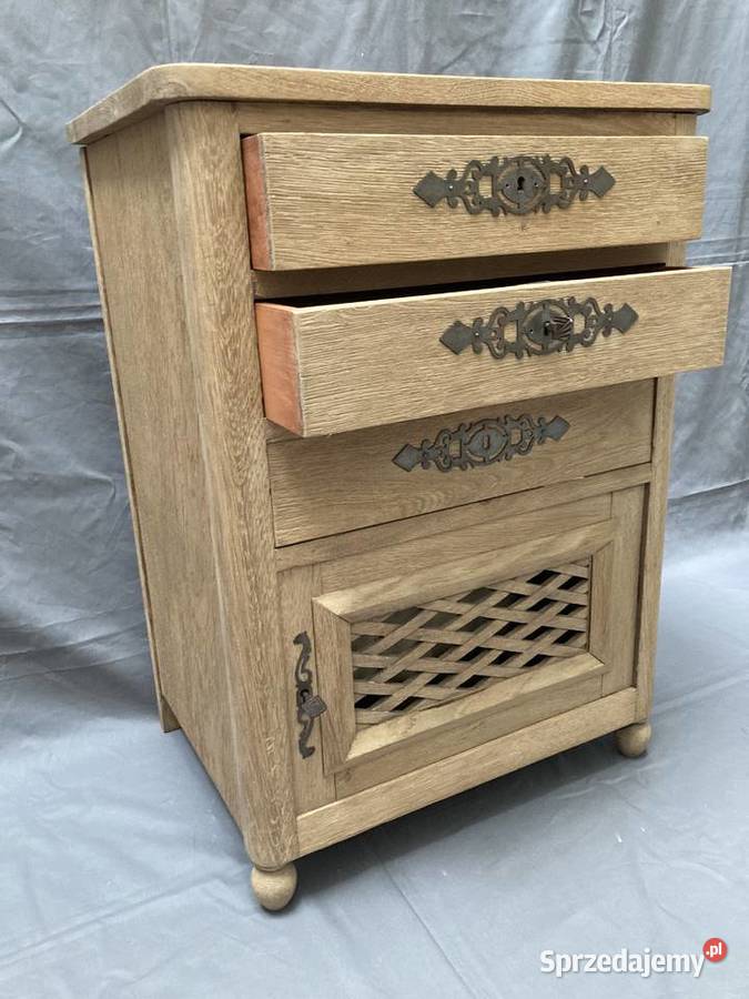 Dębowa szafka z dwoma szufladami małopolskie Kraków