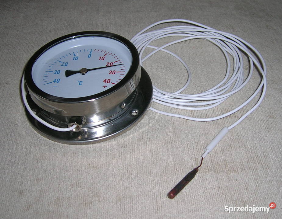 Termometr tarczowy fi133mm 4040stC czujnik 45m Wyszków