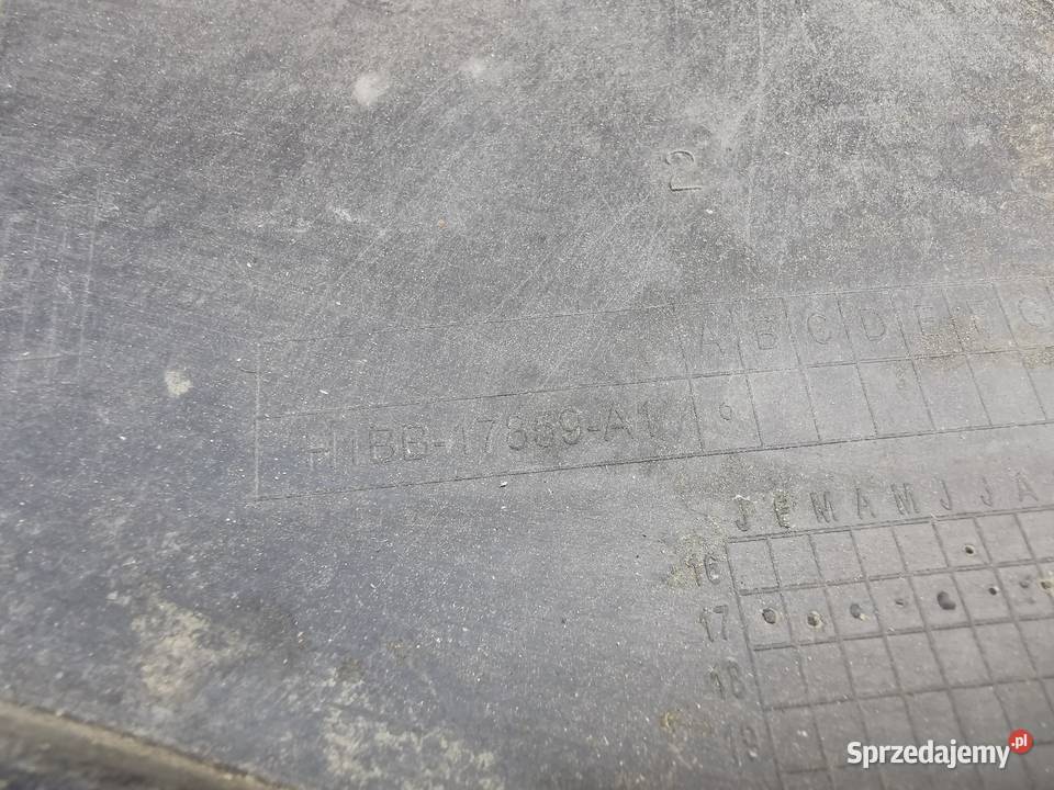 Płyta osłona pod zderzak przód ford fiesta mk8 Sieraków sprzedam