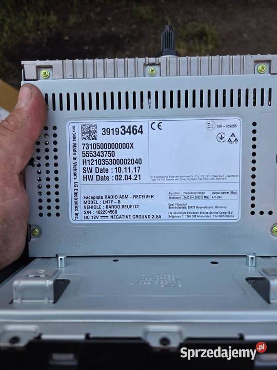 Radio Nawigacja Opel Corsa E 39193464 LN7FB