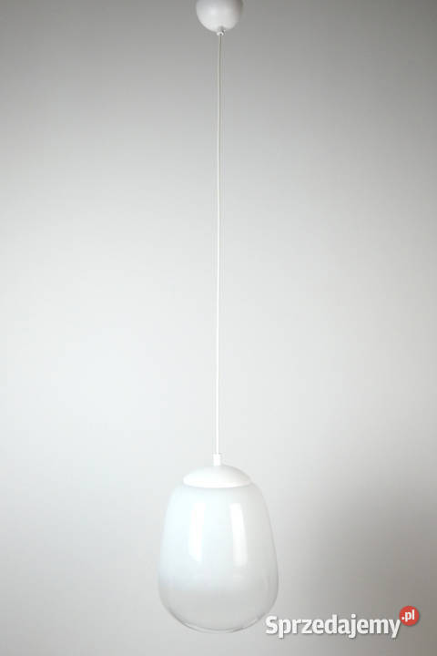Szklana lampa wisząca owal ABBA kujawsko-pomorskie Nowe sprzedam