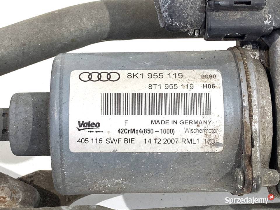 MECHANIZM WYCIERACZEK PRZÓD AUDI A4 B8 8K1955119