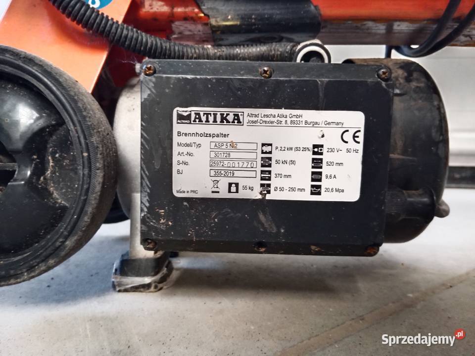 Łuparka do drewna 22kW Niemiecka solidność Olsztyn