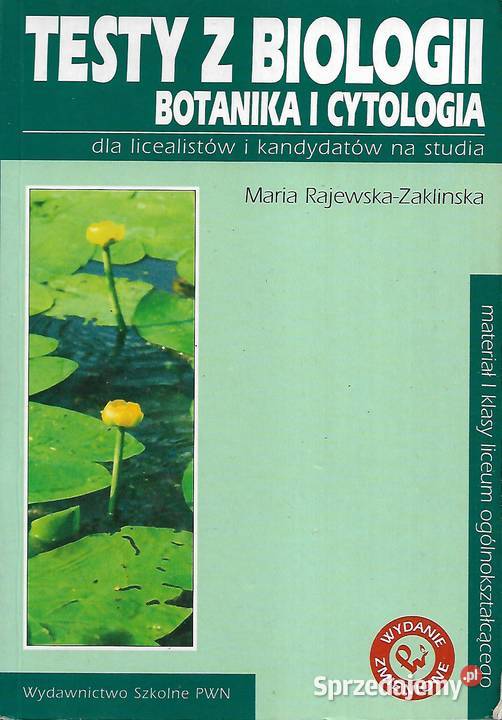 Testy z biologii M RajewskaZaklinska Podręczniki Puławy