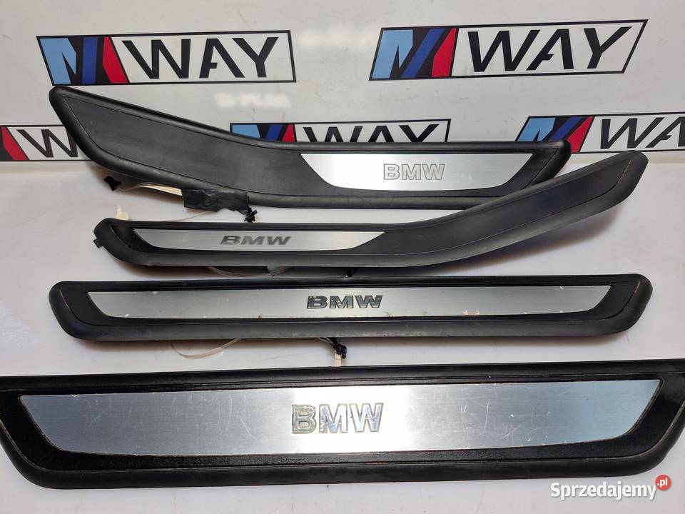 BMW 7 F01 LISTWY NAKŁADKI PROGOWE KOMPLET Progi