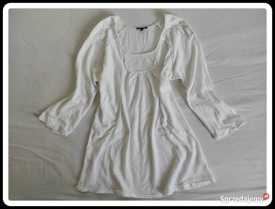 Biała bluzka 38 M Massimo Dutti