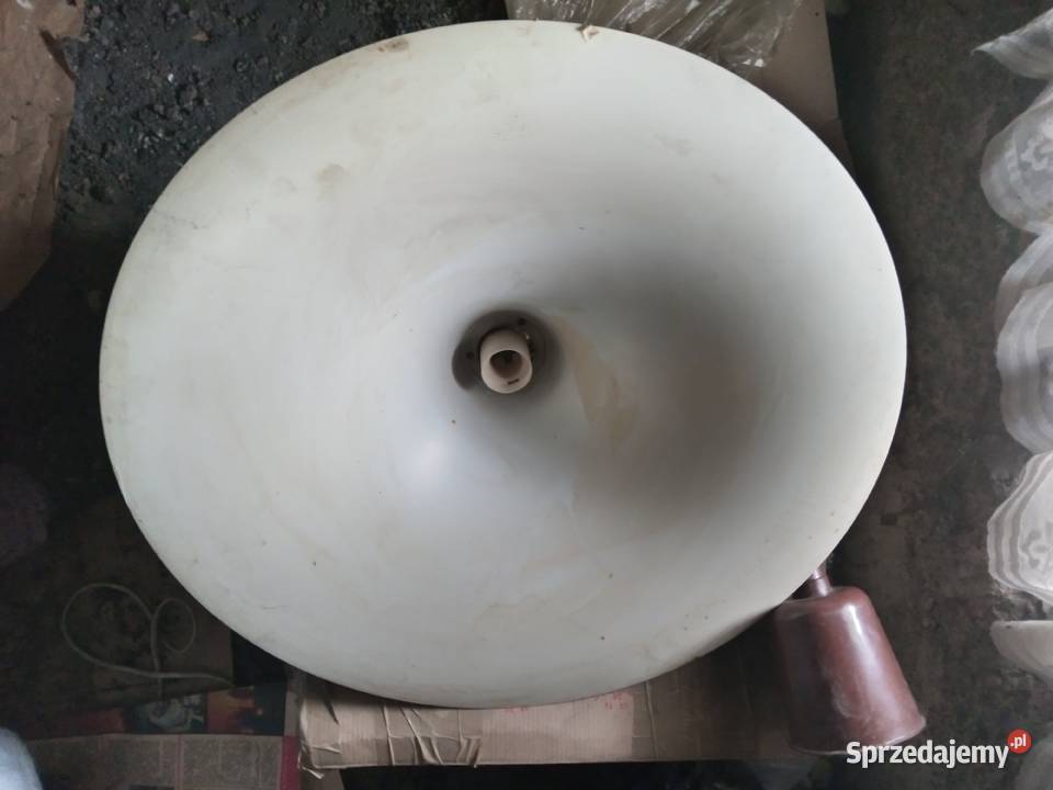 Stara metalowa lampa wisząca loft lata 70 Nakło nad Notecią