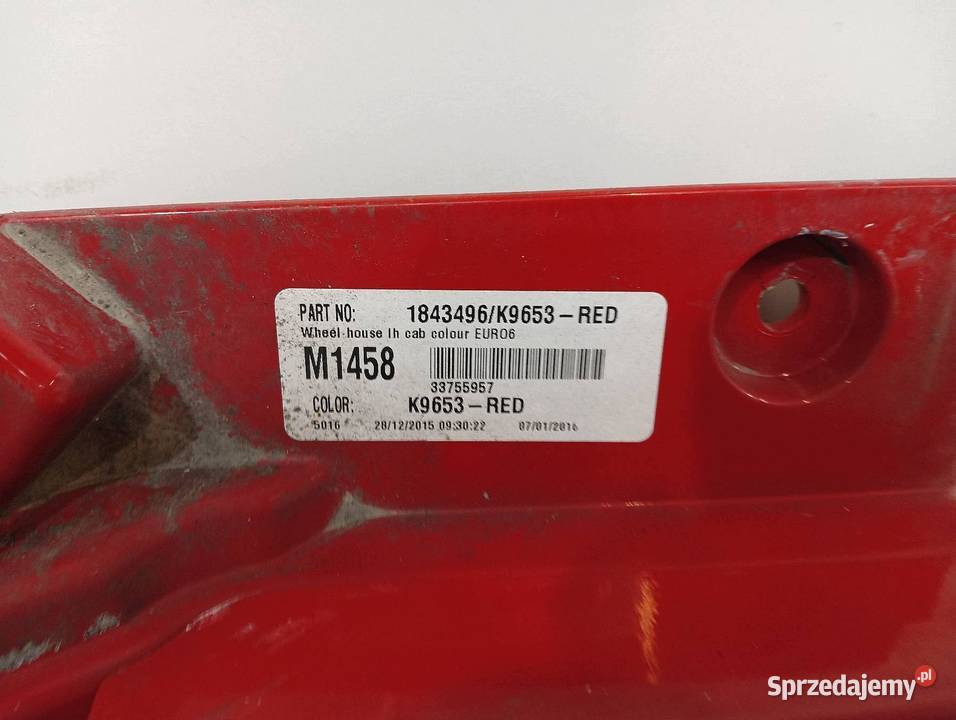 OSŁONA PRZEDŁUŻENIE STOPNICY LEWE 1843496 DAF XF