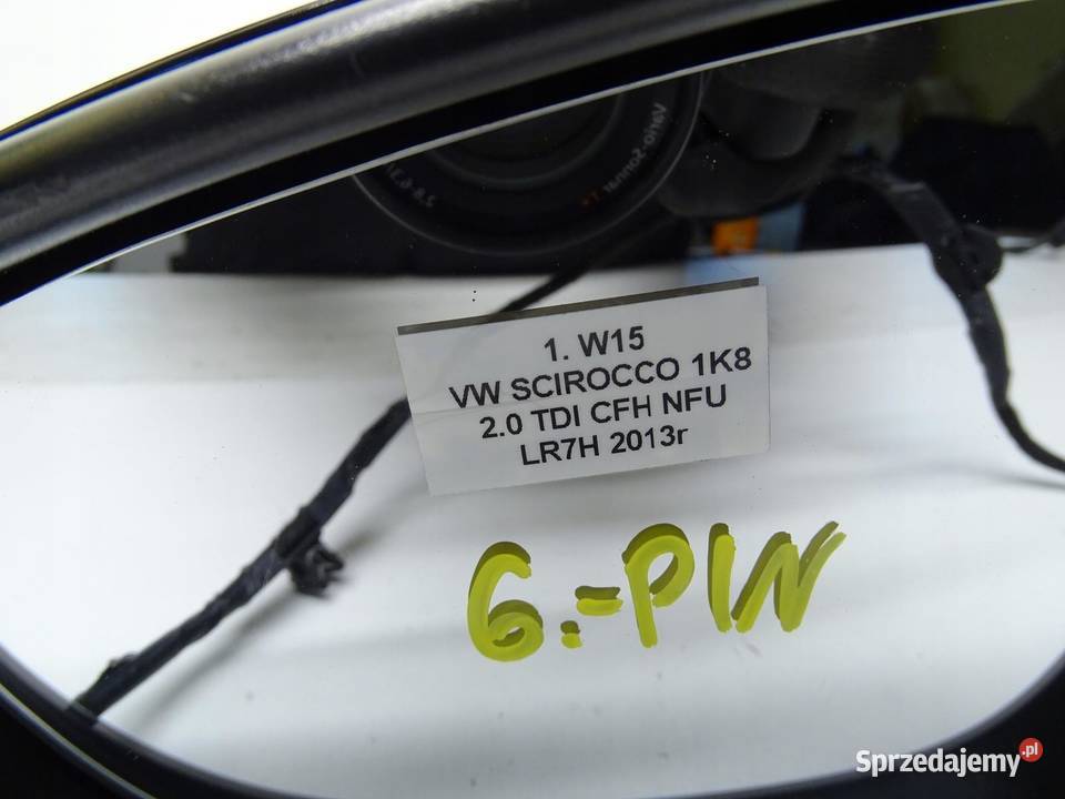 LUSTERKO LEWE LEWY PRZÓD VW SCIROCCO III 1K8 osobowe