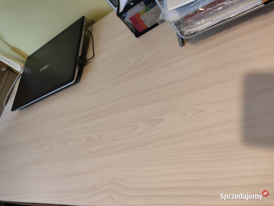 Super biurko jasny dąb solidne nowe zero 120cm mazowieckie Ostrołęka