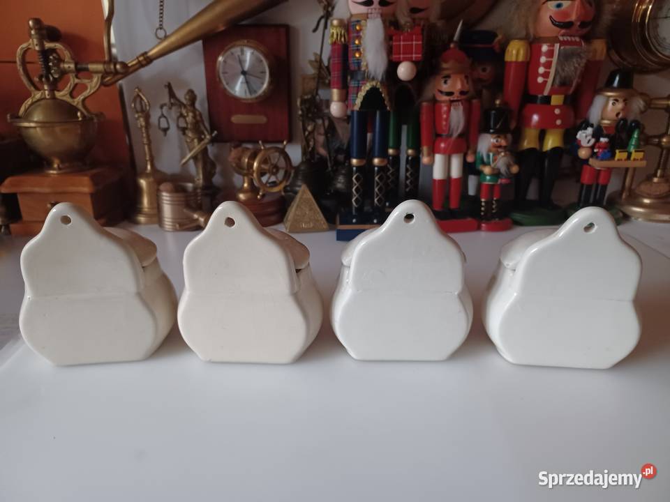 Cztery ceramiczne kuchenne pojemniki Pojemniki na żywność wielkopolskie Poznań