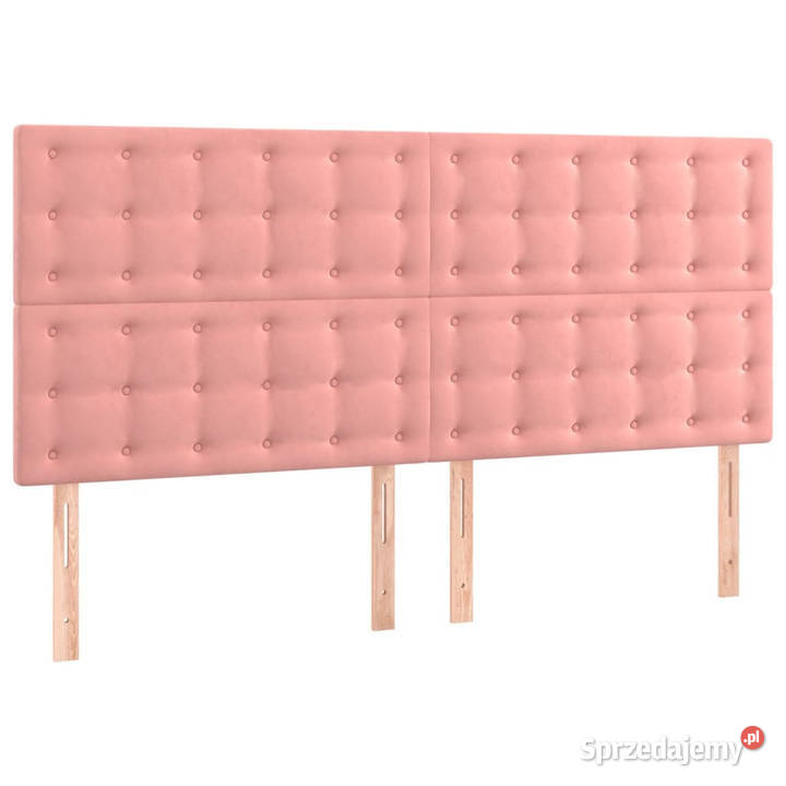 Zagłówek do łóżka z LED różowy 200x5x118128 Warszawa