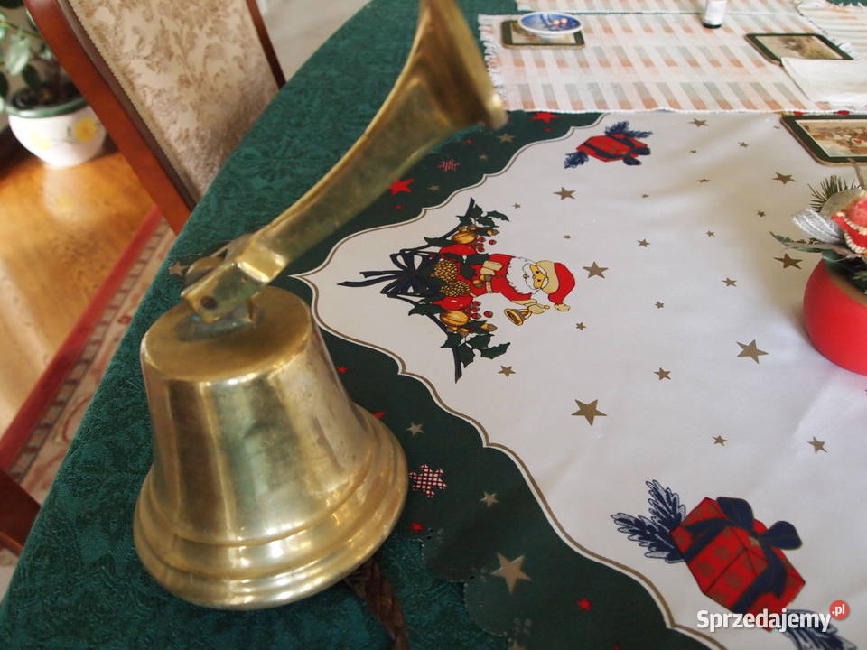 dzwon mosiężny marynarski Dekoracje i ozdoby sprzedam