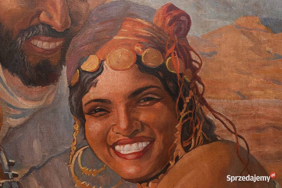 A Styka Zakochani Portret Egipcjanie Obraz Kraków