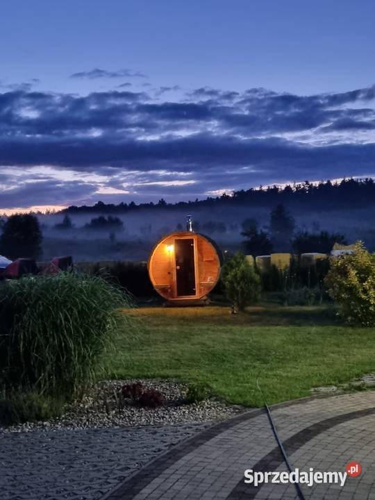 Sauna Beczka Ogrodowa Bania Ruska z Piecem Raszyn