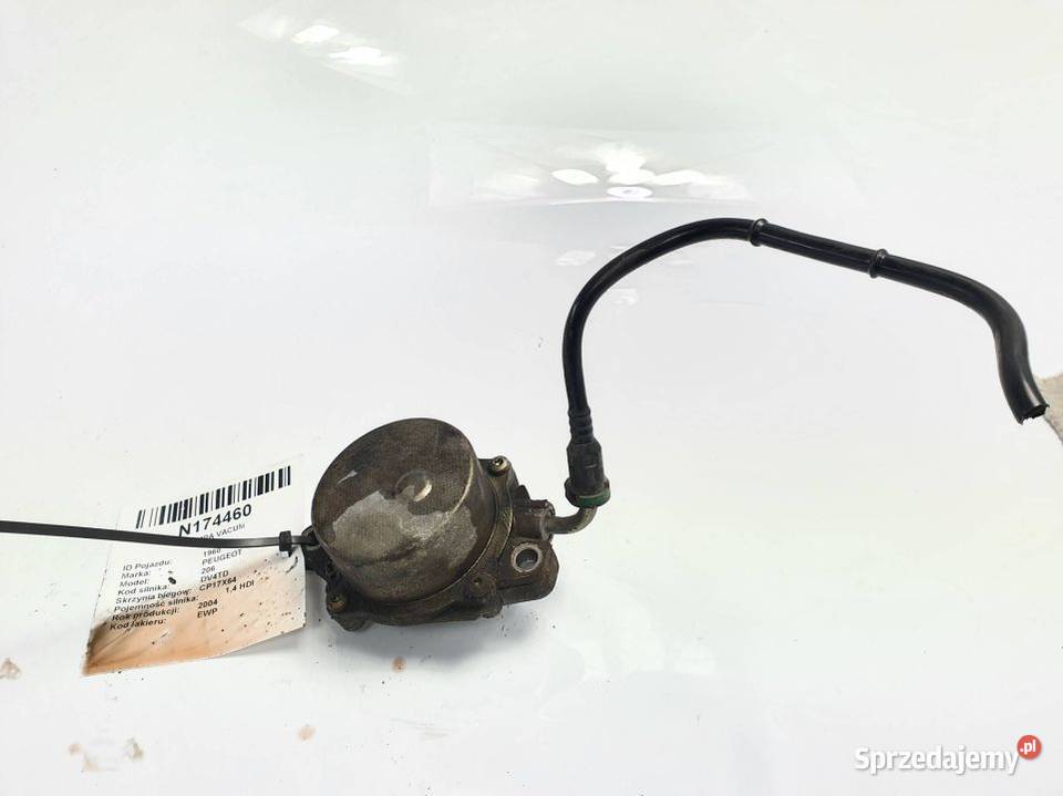 POMPA VACUM PEUGEOT 206 9637413980 Lipno sprzedam