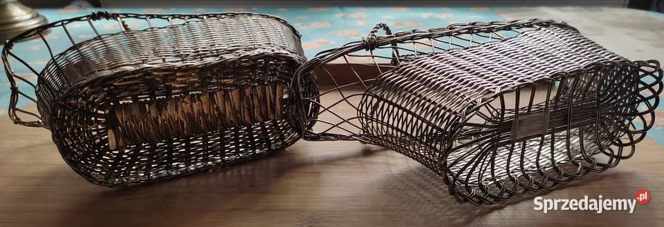 Koszyk platerowany na butelkę wina Rękodzieło Białystok