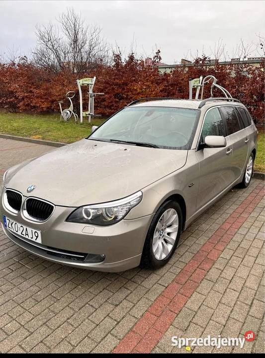 BMW e61 20d 177 skóry tempomat nawigacja autoalarm Seria 5 zachodniopomorskie Koszalin