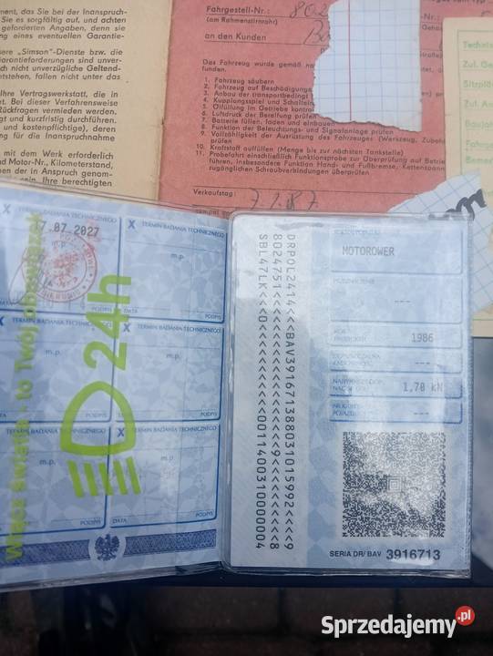 Rama Simson Sr 50 zarejestrowana z waznym OC i Tarnów sprzedam