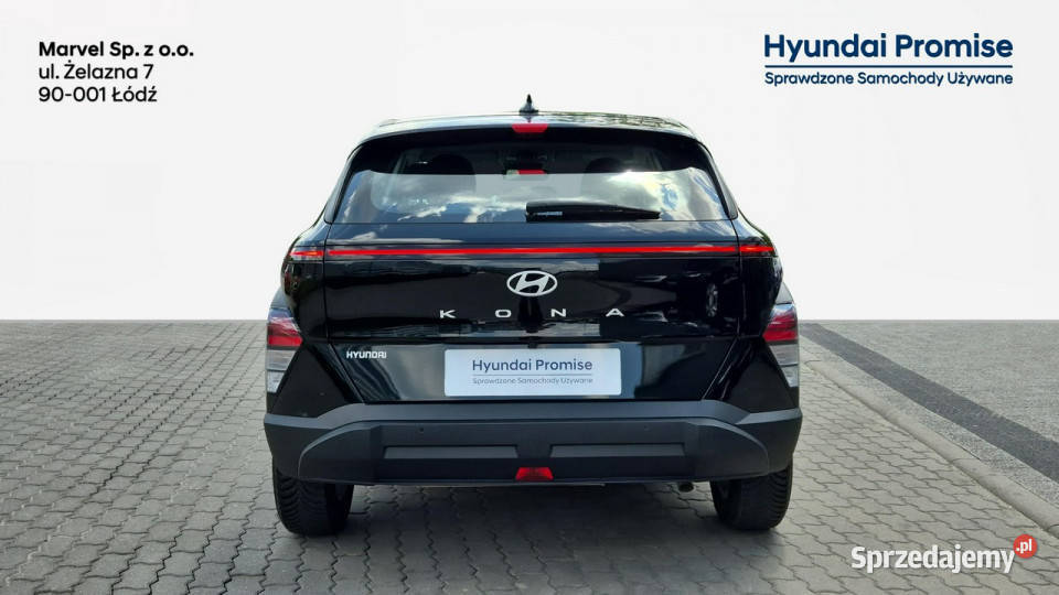 Hyundai Kona 10 TGDI 6MT 2WD 120 WersjaSmart czujnik zmierzchu Łódź