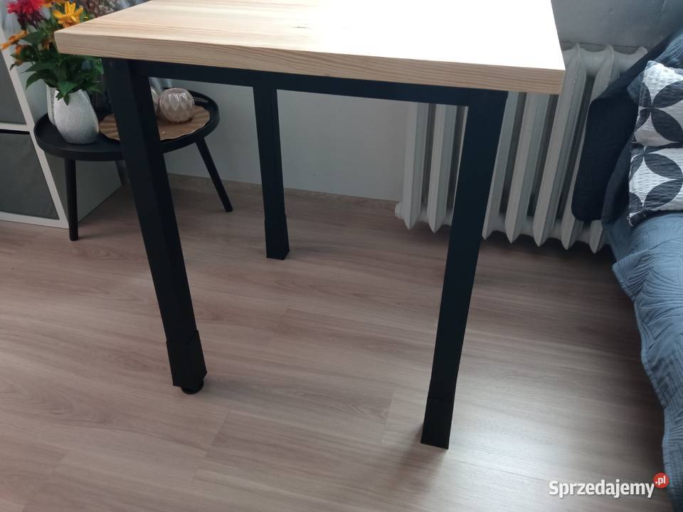 Stół kuchenny loft industrial blat sosnowy 75cm Kielce