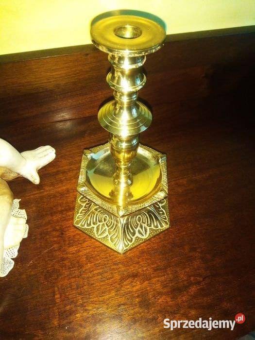 Świecznik Mosiądz Gdańsk sprzedam