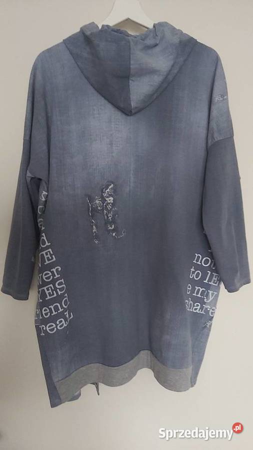 Kardigan bluza z kapturem rozmiar L Lublin