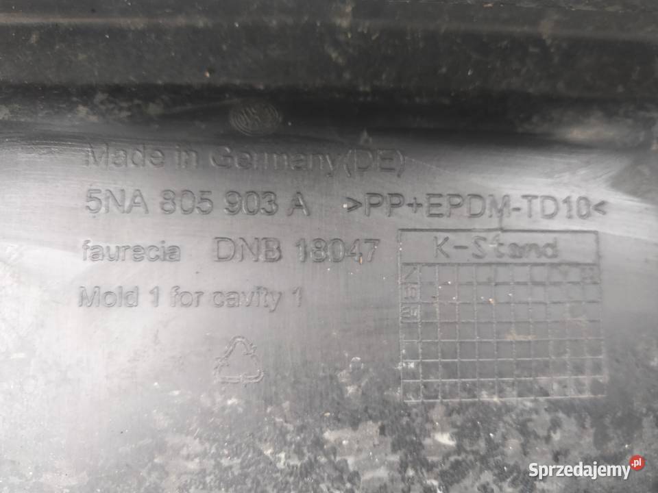 KRATKA ATRAPA blenda zderzaka przedniego Dęblin