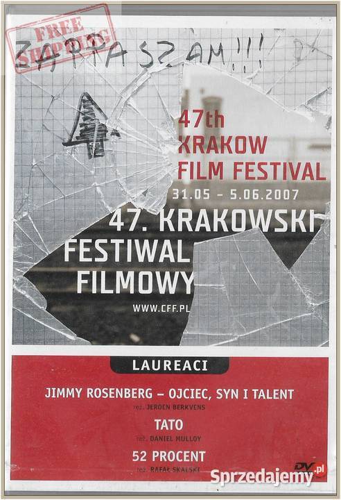 47 Krakowski Festiwal Filmowy 2008 DVD Krynica-Zdrój