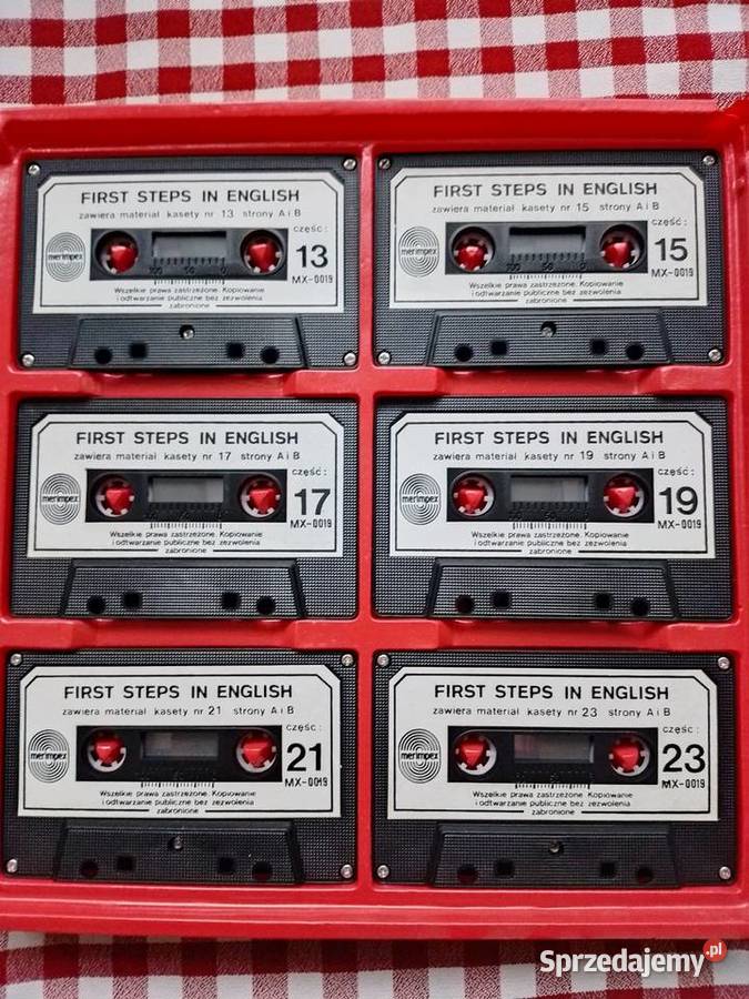 Kurs angielskiego na kasetach Wrocław sprzedam
