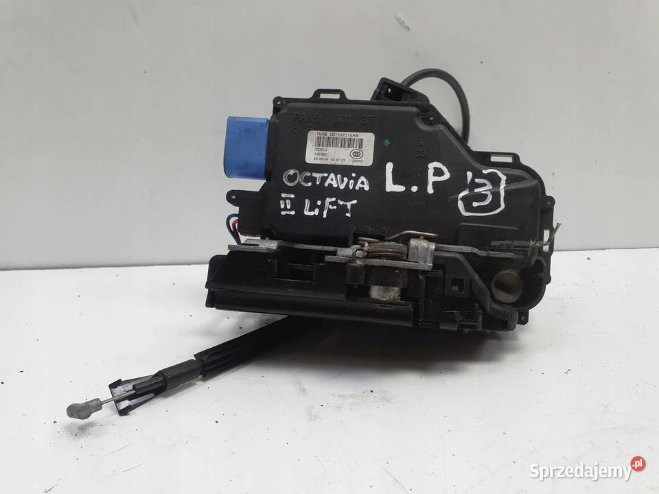 Skoda Octavia II lift ZAMEK DRZWI lewy przód Rudka