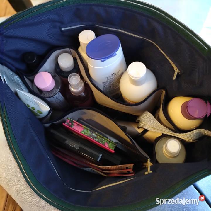 Duża wodoodporna kosmetyczka podróżna Rękodzieło Torby i torebki małopolskie Kraków