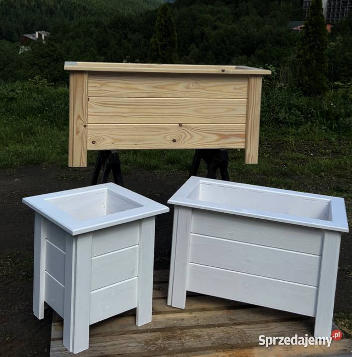 Donice ogrodowe drewniane Szczawa