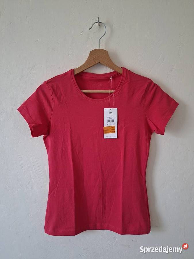 Koszulka tshirt różowa Inny materiał Topy i koszulki Warszawa