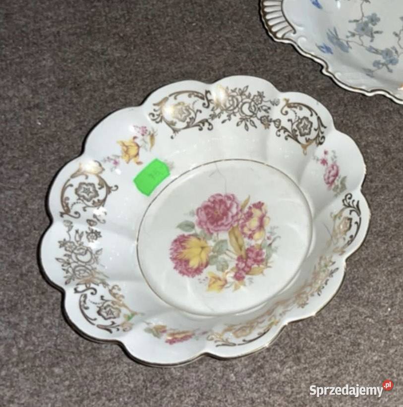 Miseczka paterka na stopie Syg Bareuther Bavaria Porcelana i szkło sprzedam