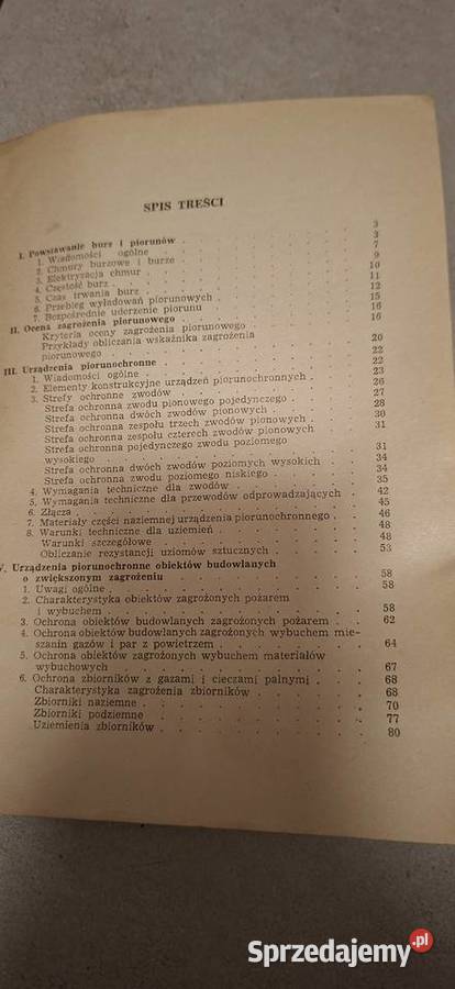 Urządzenia piorunochronne obiektów przemysłowych Antykwariat Łęczyca sprzedam