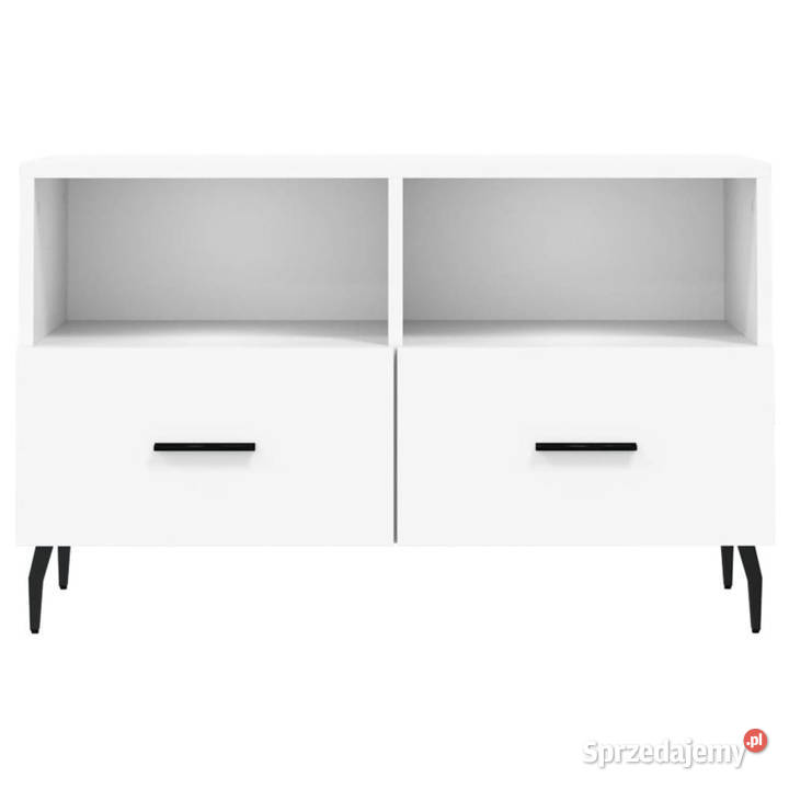 Szafka pod TV biała 80x36x50 materiał Warszawa