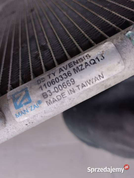 chłodnica klimatyzacji toyota avensis 2 Parowniki Gniew