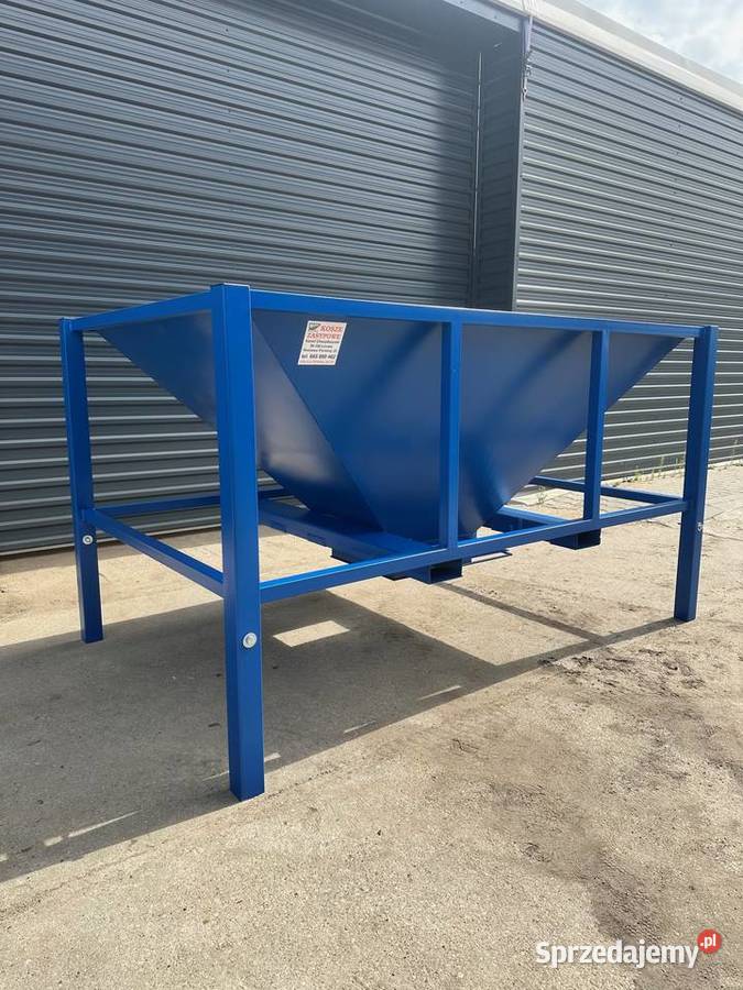 Kosz Kontener zasypowy paczkarka zasobnik 19m3 łódzkie Niedrzew Pierwszy