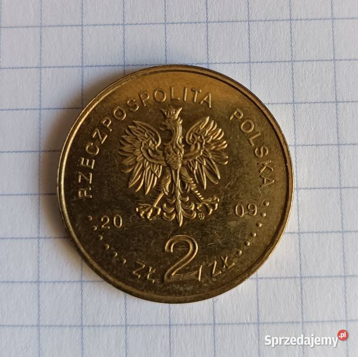 2 ZŁOTE 2009 POLSKA JĘDRZEJÓW Numizmatyka Piszczac