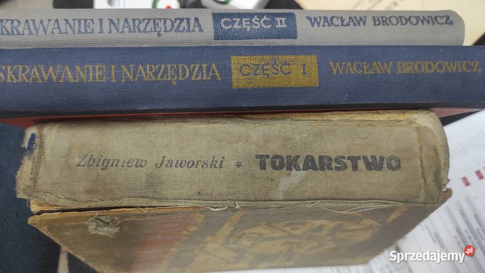 Książki do nauki obróbki skrawaniem sprzedam