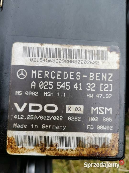 Sterownik mercedes Układ elektryczny śląskie