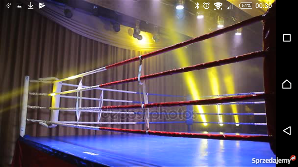 Ring bokserski z podłogą 5x5 Radomsko