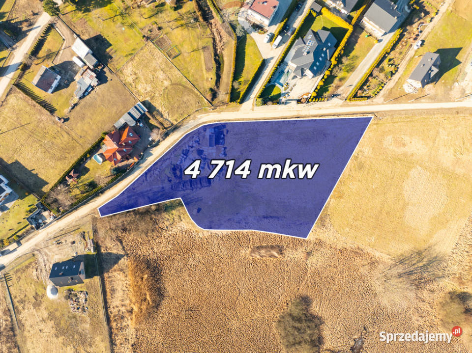 Działka w Krakowie 4700m2 Bugaj