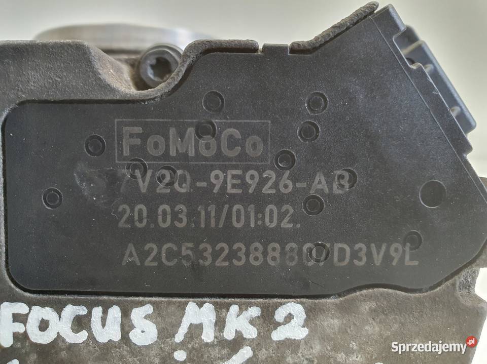 PRZEPUSTNICA Ford Focus MK2 II 16 TDCI 7V2Q Silniki i osprzęt Chełm