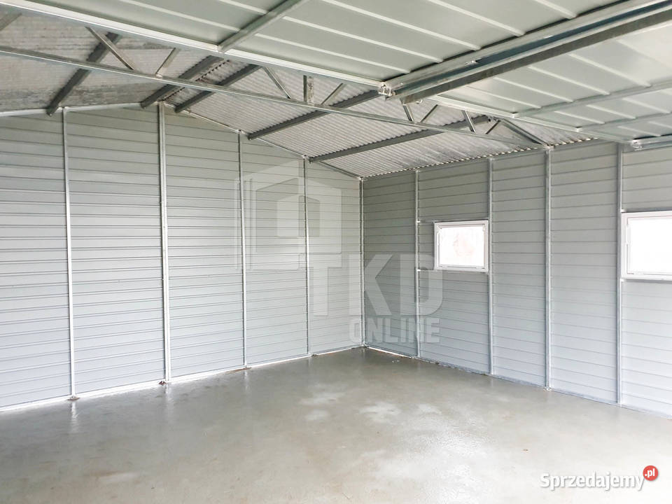 Garaż Blaszany 6x6 2x Brama uchylna mazowieckie Radom