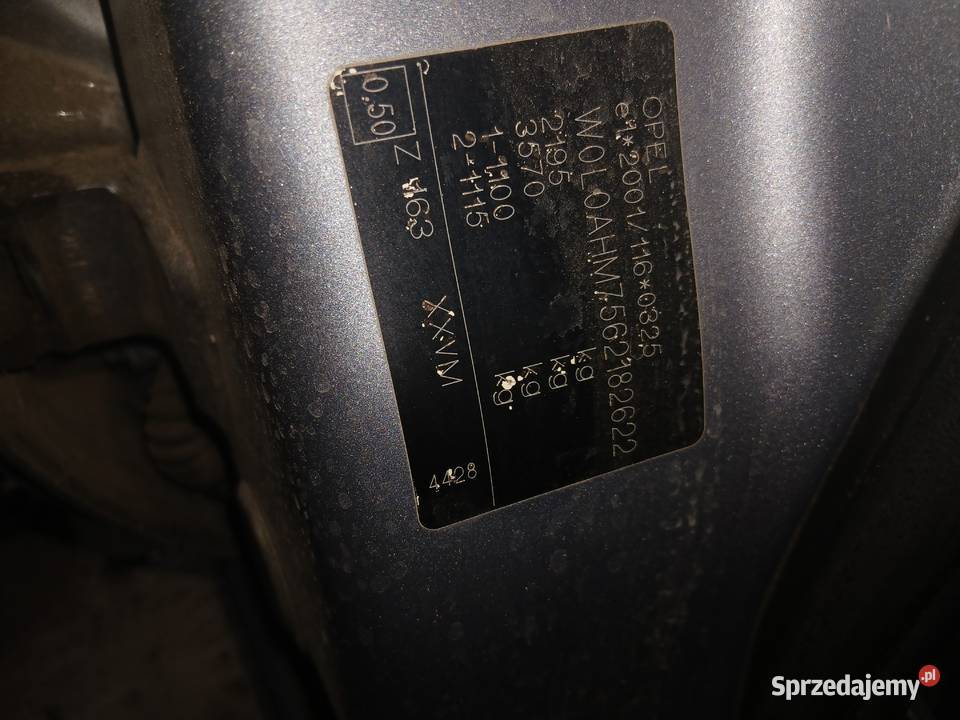 Opel Zafira B 19 Części samochodowe mazowieckie Grabowiec