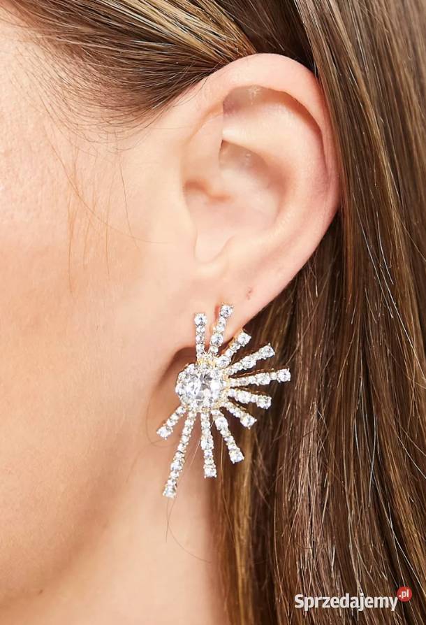 RIVER ISLANDBogato zdobione kolczyki wieczorowe Dla kobiet Kraków sprzedam