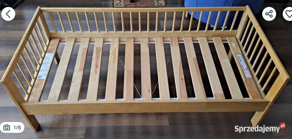 Łóżko dziecięce drewniane Ikea GULLIVER 160x70 Wrocław