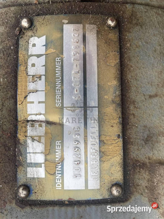Liebherr A309 CZĘŚCI MOSTU Zwolnica Zwrotnica Jastrzębniki sprzedam